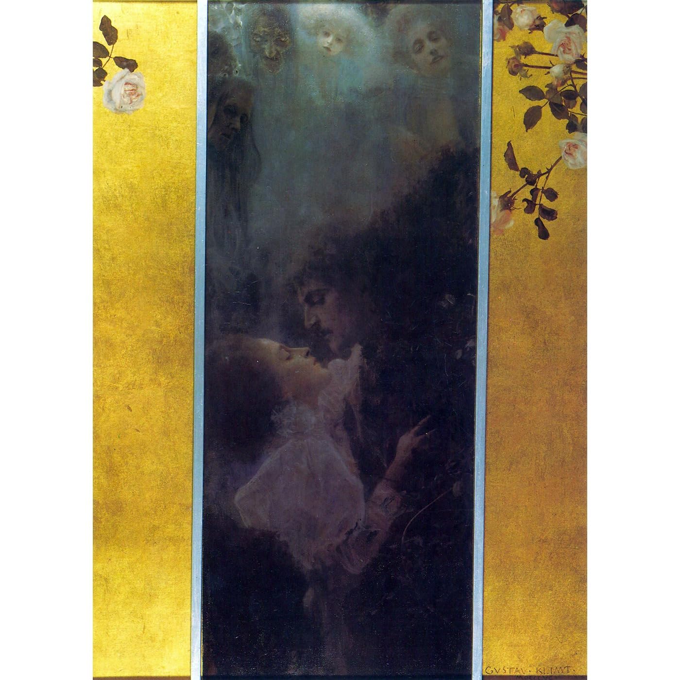 Décoration murale Klimt Love impression sur toile bureau - 2