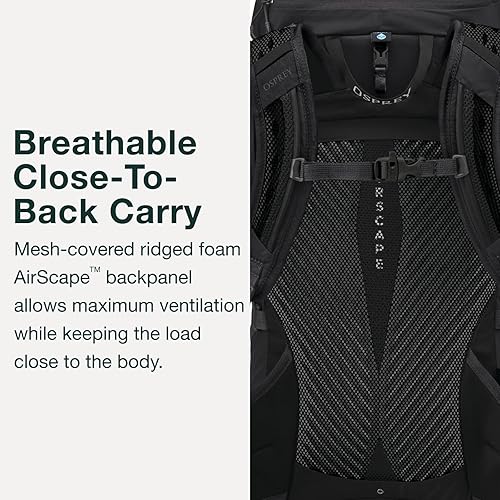 Miniatura 4 de Osprey Sportlite 30L Mochila de senderismo unisex, gris carbón oscuro, SM