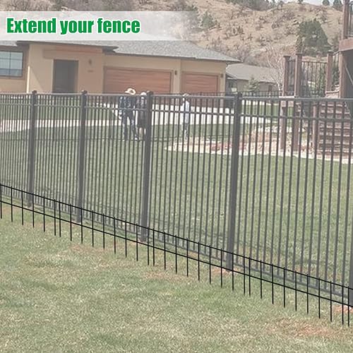 Miniatura 8 de Paquete de 15 vallas de barrera para animales sin excavación, barrera de excavación de perros, 16 x 12 pulgadas, valla inferior, para animales