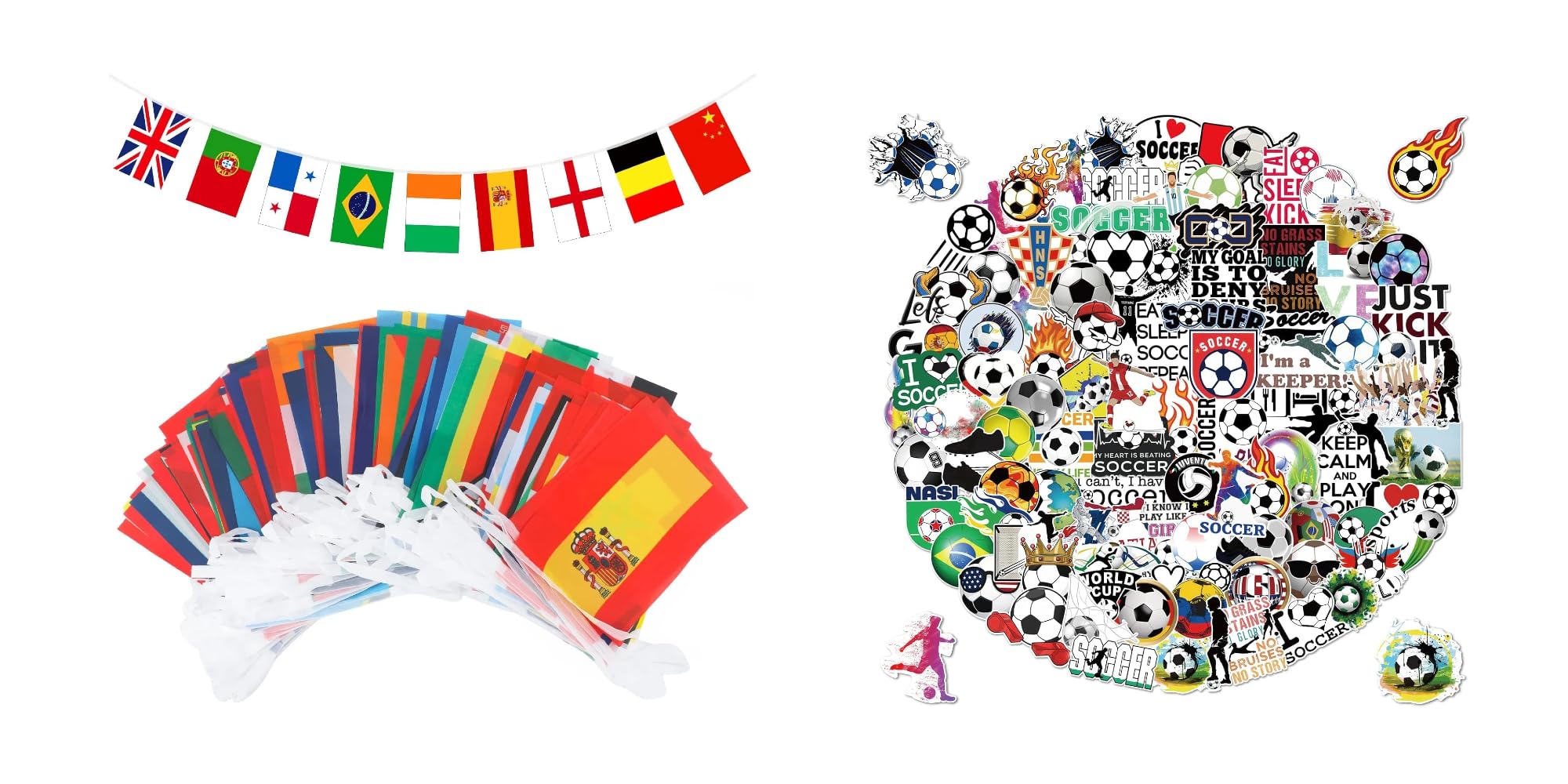 Drapeaux du Monde pour Apprendre la Géographie avec 100 Stickers de Disciplines Sportives