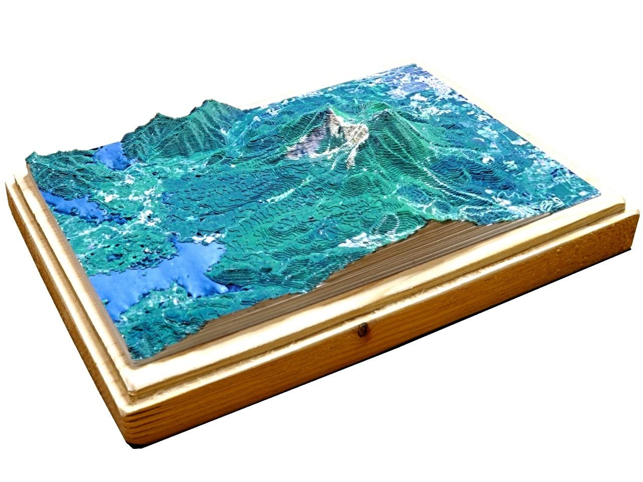 Amazon.co.jp: 紙岳「磐梯山10万分の1(夏)」(キット) : ホビー