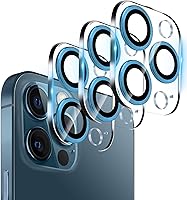 Vista 84 de 3 Pack Tempered Glass Camera Lens Protector for iPhone 12 6.1", Ultra HD, 9H Hardness, Anti-Scratch, Case Friendly, Easy to Install