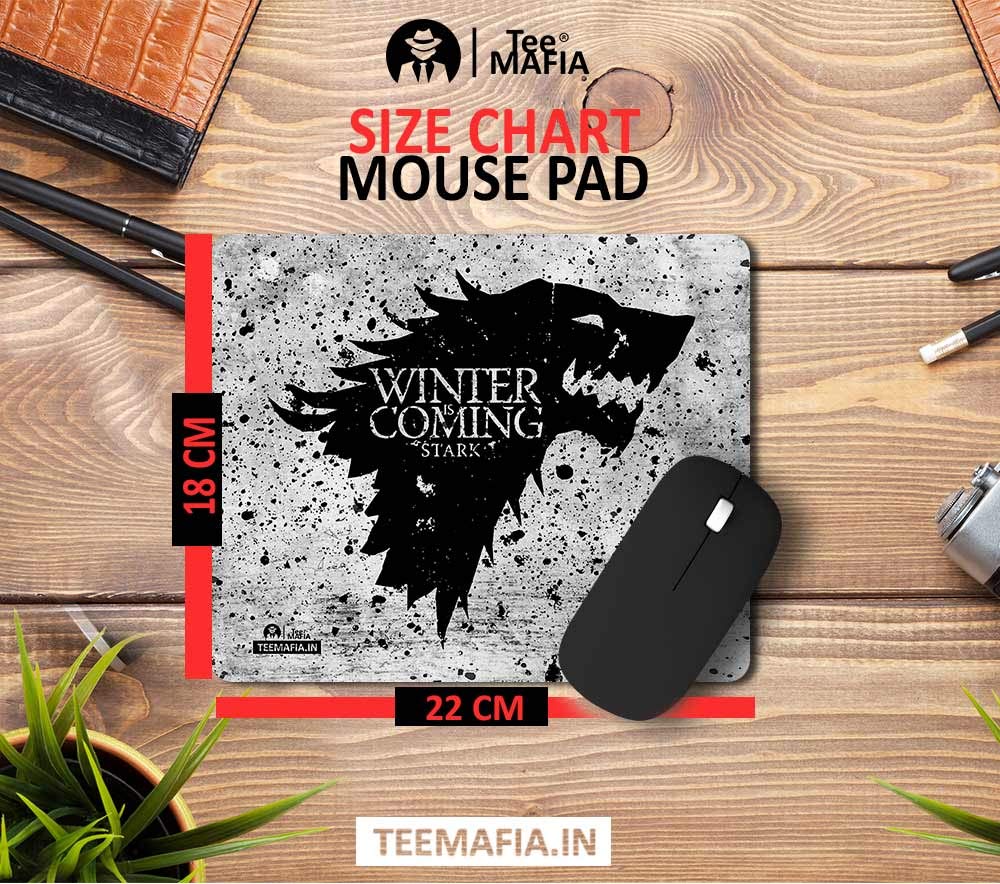 Tee Mafia Winter is Coming Gaming Mouse Pad for Gamers |Game of Thrones Mousepad | All Superhero Mousepad | Anti Skid Technology Mouse Pad for Laptops and Computers (All Superhero) 3