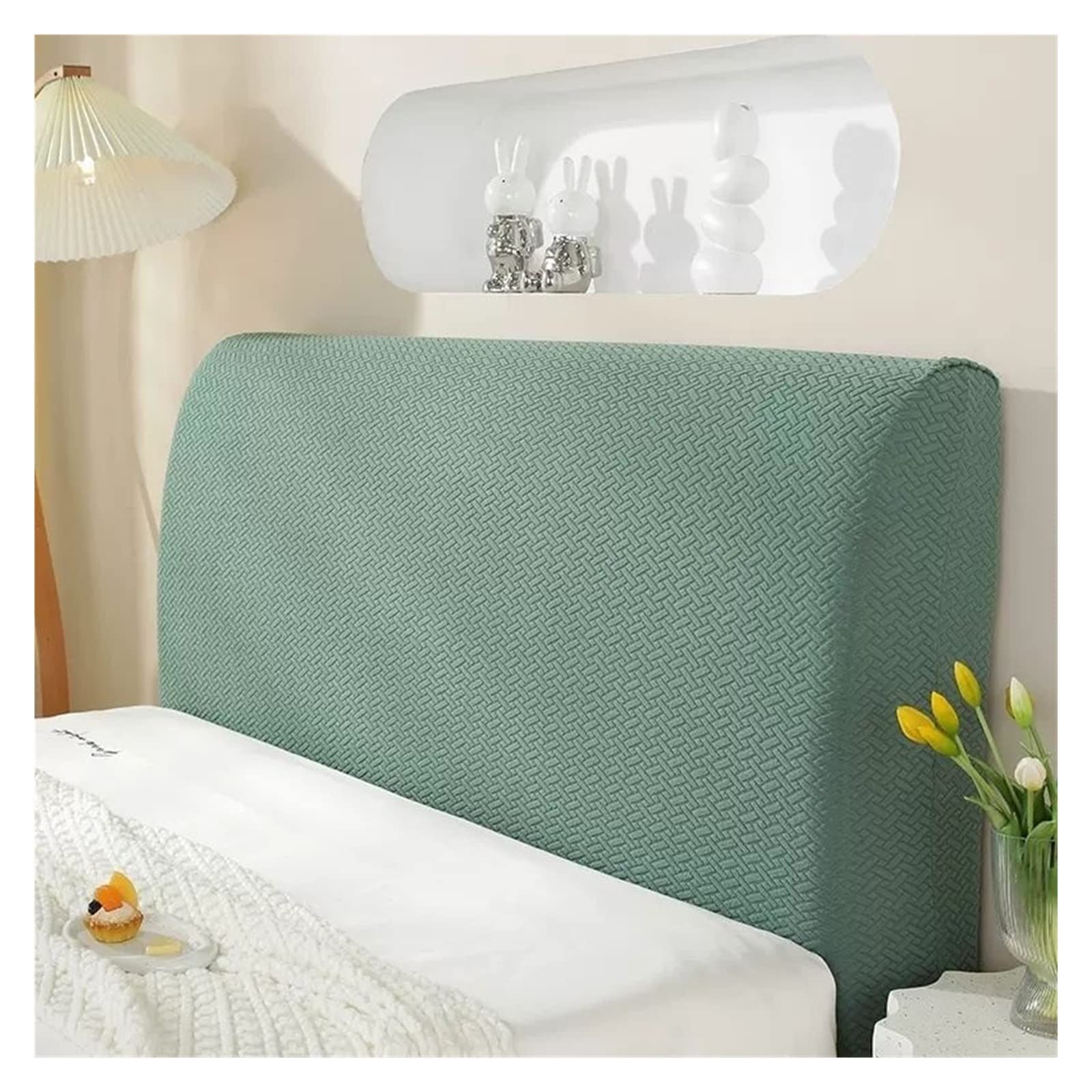 Kopfteil Bezug 200cm - Praktische Abdeckung Für Alle Bettgrößen In Dunkelgrau