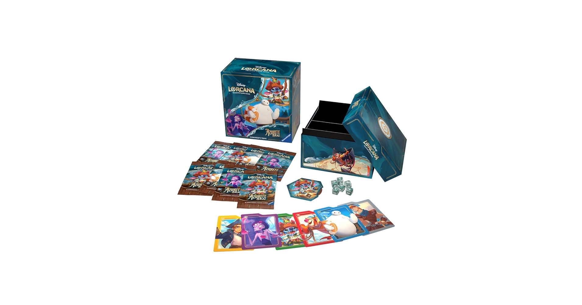訳あり 新品 Azurite Sea Illumineer's Trove Amazon.com: Ravensburger Disney Lorcana TCG: Azurite Sea