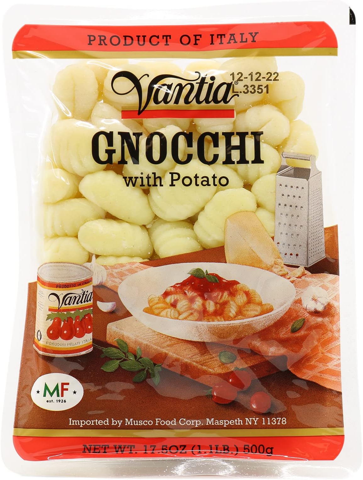 Vantia Gnocchi with Potato