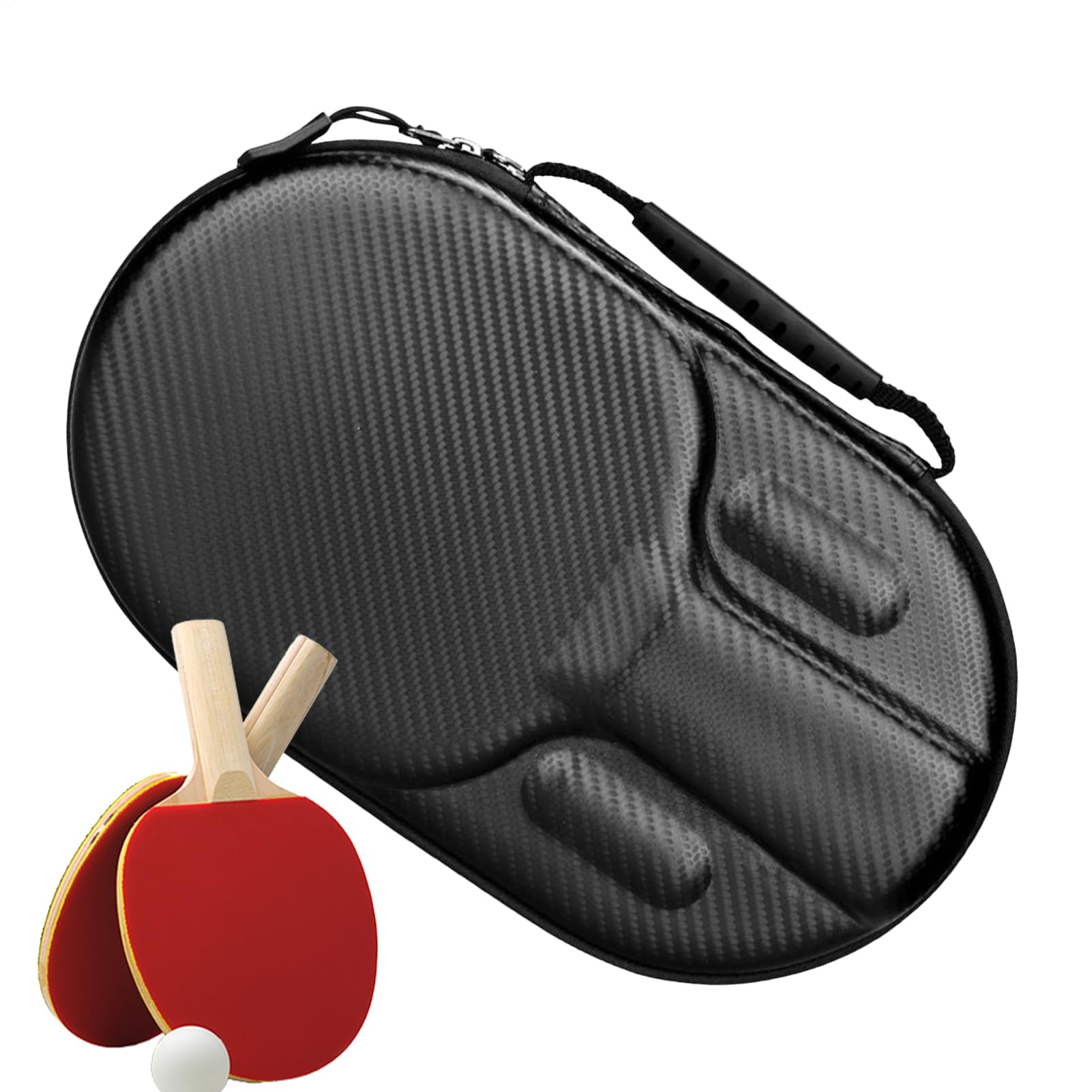 Table Tennis Case Hard Paddle Carrying Bag