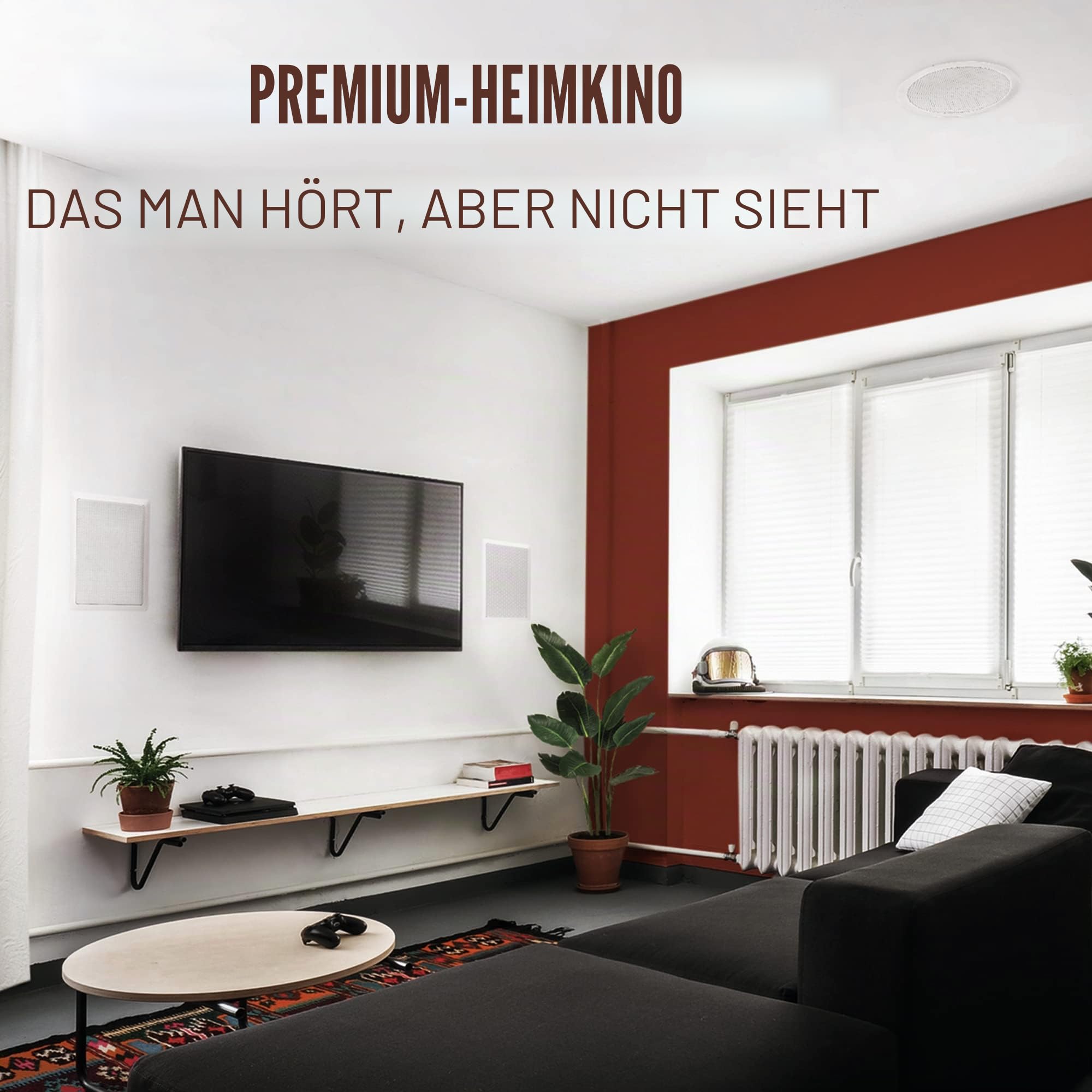 Polk Audio rc80i 2-Wege Decken-Lautsprecher (Paar, Weiß)