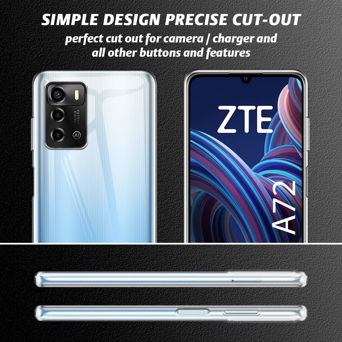 JDXHFF Cover Compatibile con ZTE Blade V40 Vita/ZTE Blade
