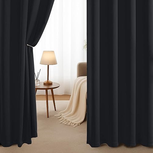 Miniatura 9 de Simplebrand Cortinas opacas de Halloween para dormitorio de 84 pulgadas de largo, juego de 2 paneles, aislamiento térmico, cortinas de ventana de