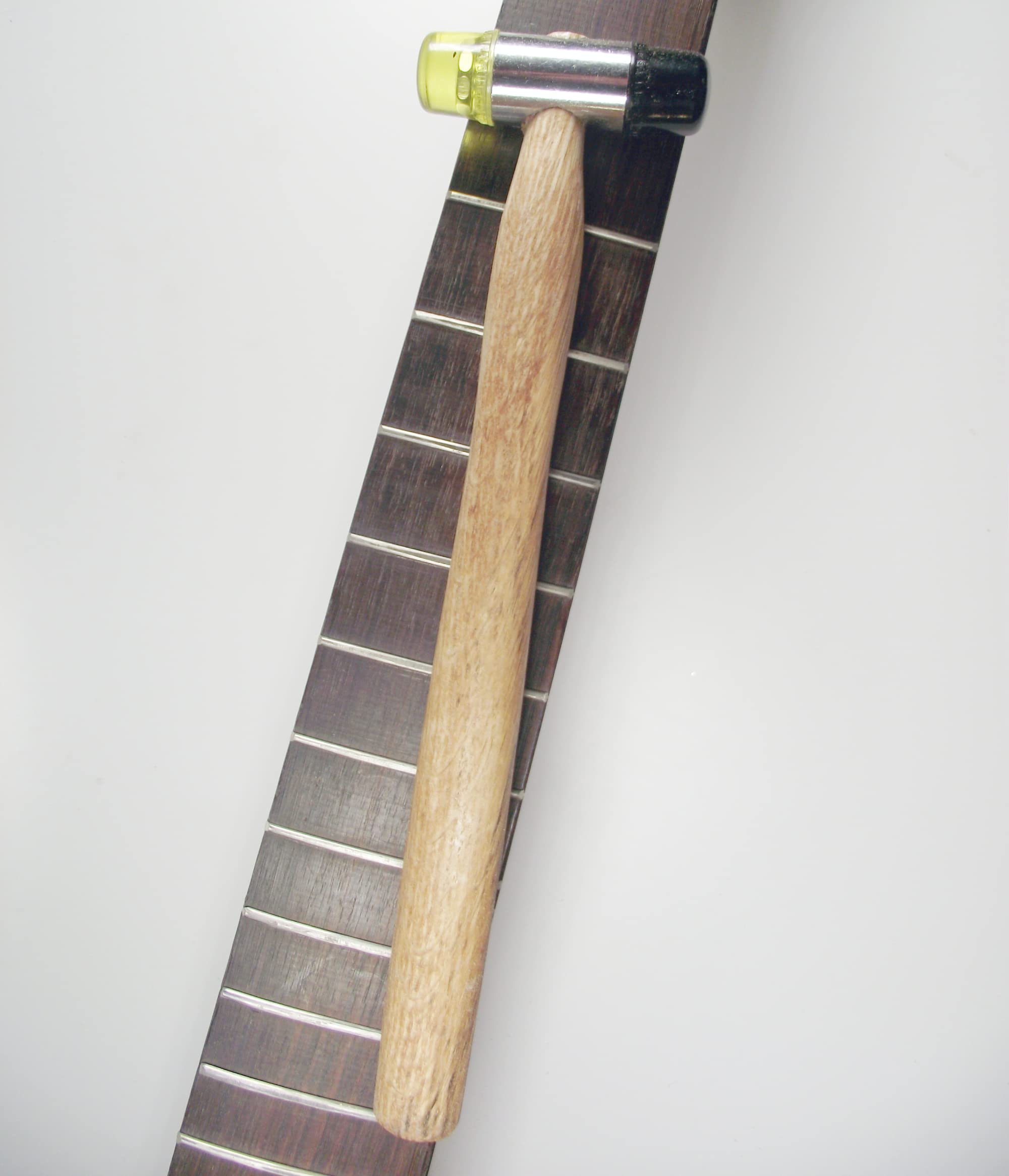 Narrow Mallet. 18mm heads for narrow HIGH FRETS. Guitar Fretting hammer. TF008