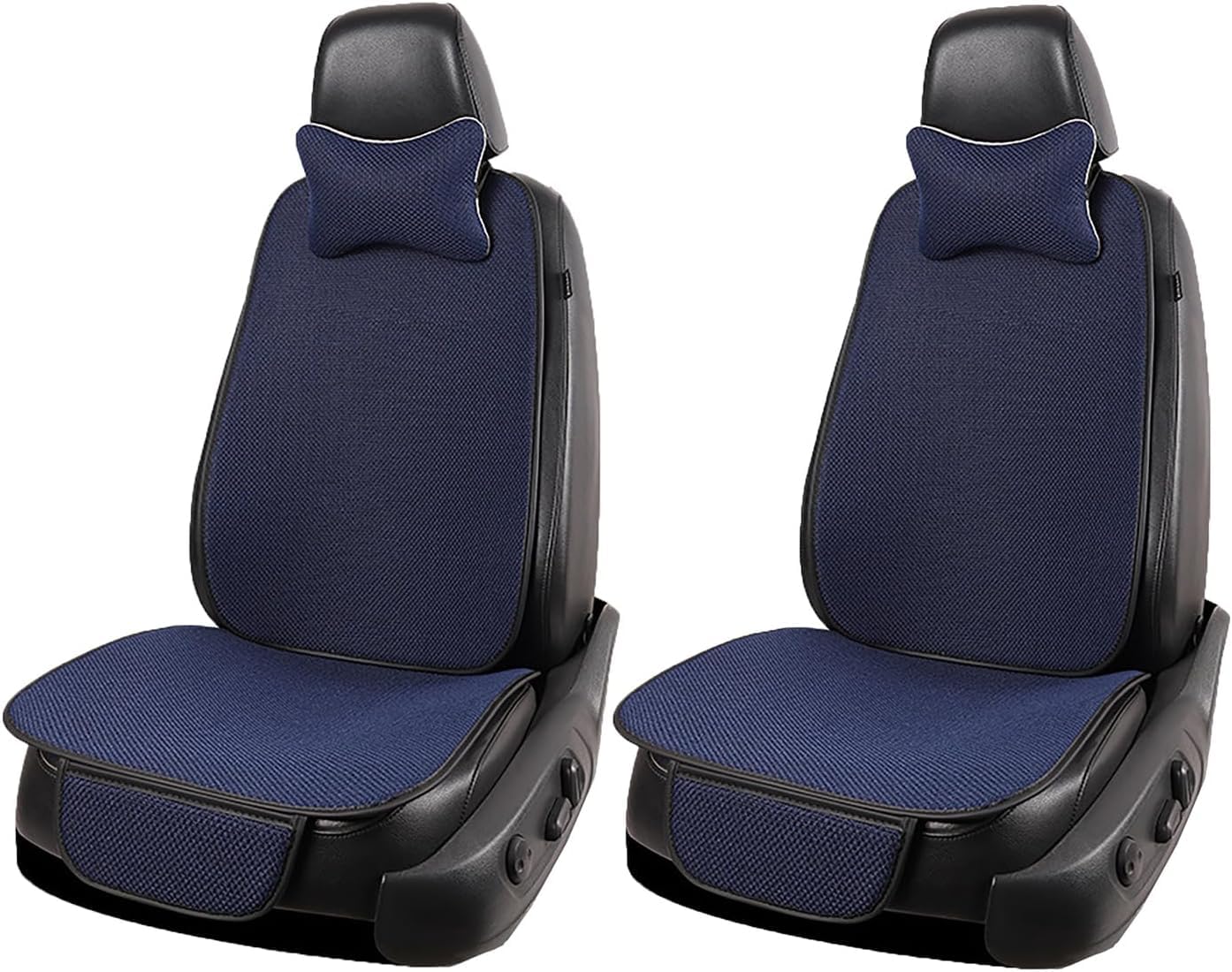 WIUHBAKPLMA Comfortable Car Seat Covers for Citroen C3/C3 Aircross/C3 Picasso/C4 Coupe/C4 Pallas/C4,Seat Protector Comfortable Car Seat Covers Cushion,Blue- frontseat6pcs