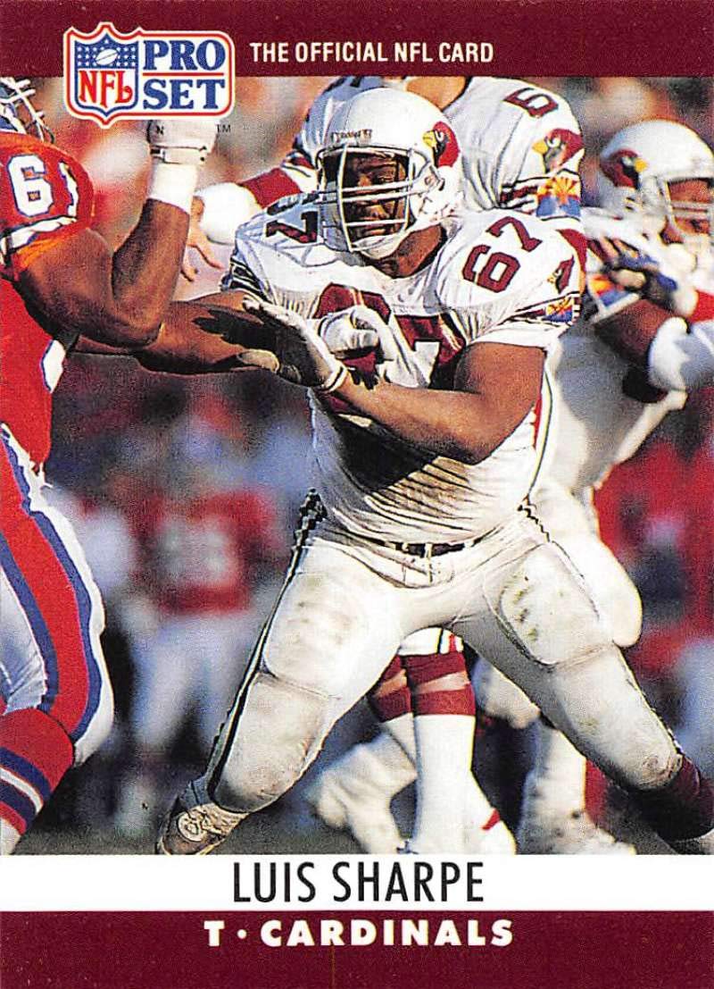 Amazon.com: 1990 Pro Set Football #261 Luis Sharpe Phoenix
