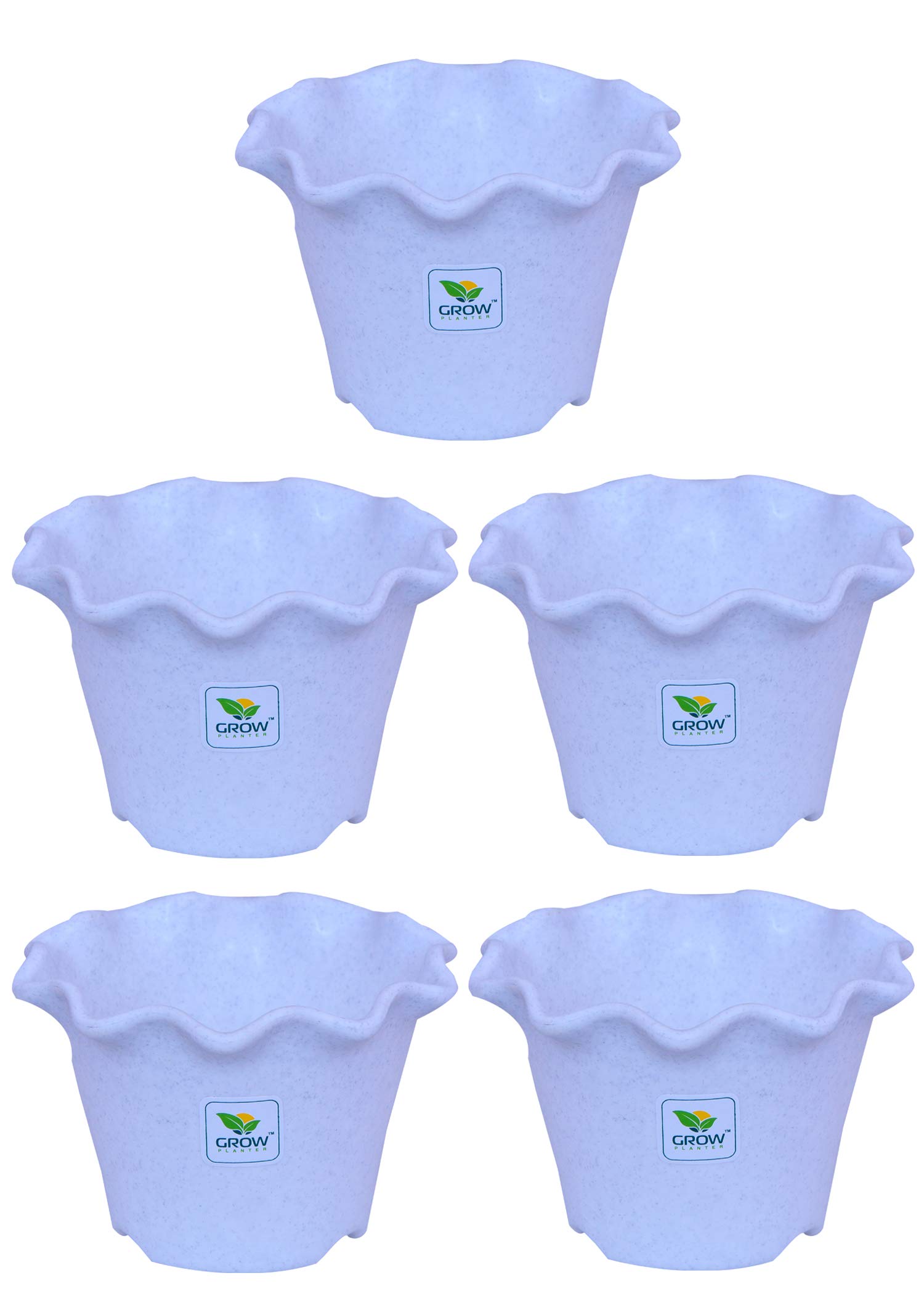 Plastic Pot, White, Standard Size, Set of 5 Pieces (B08LD6WJBZ) Amazon Price History, Amazon Price Tracker