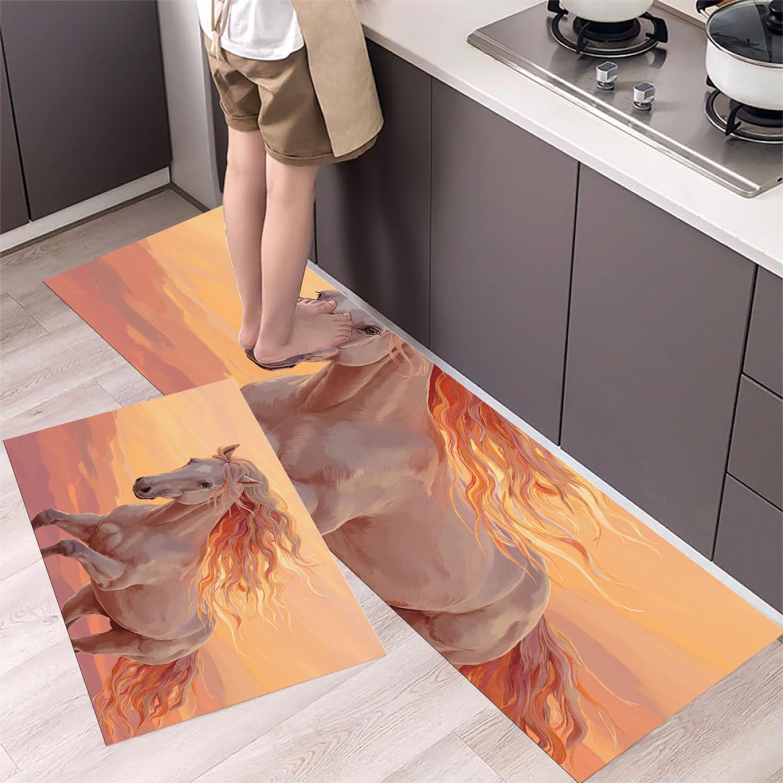 Alfombrilla de cocina lavable para proteger tu suelo de resbalones y manchas
