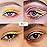 evpct 1Pcs Yellow Liquid Eyeliner Makeup Waterproof Yellow Eye Liners for Women, Eyes Wing Eyeliner Stamps Shapes Colored Eyeliner delineador de ojos a prueba de agua contra el agua blanco para ojos