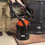 LIGO 20V Cordless Ash Vacuum - 4 Gallon Capacity, 4.0Ah Battery, 4HP Motor with HEPA Filter for Efficient Cleaning, Fast Charger for Convenience,Ideal for Mini Shop Vac, Pellet Stove Needs.