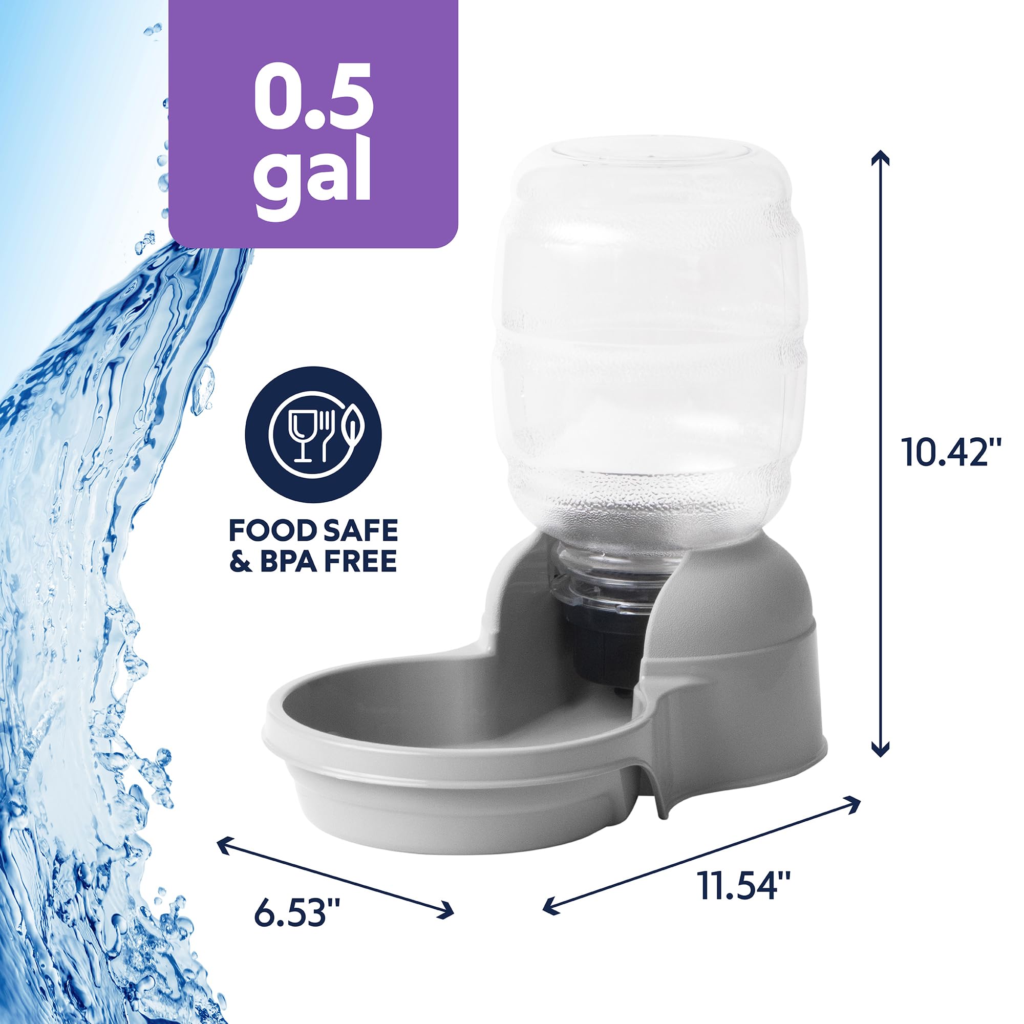 Aspen Pet Lebistro Distributeur d'eau pour Chien et Chat