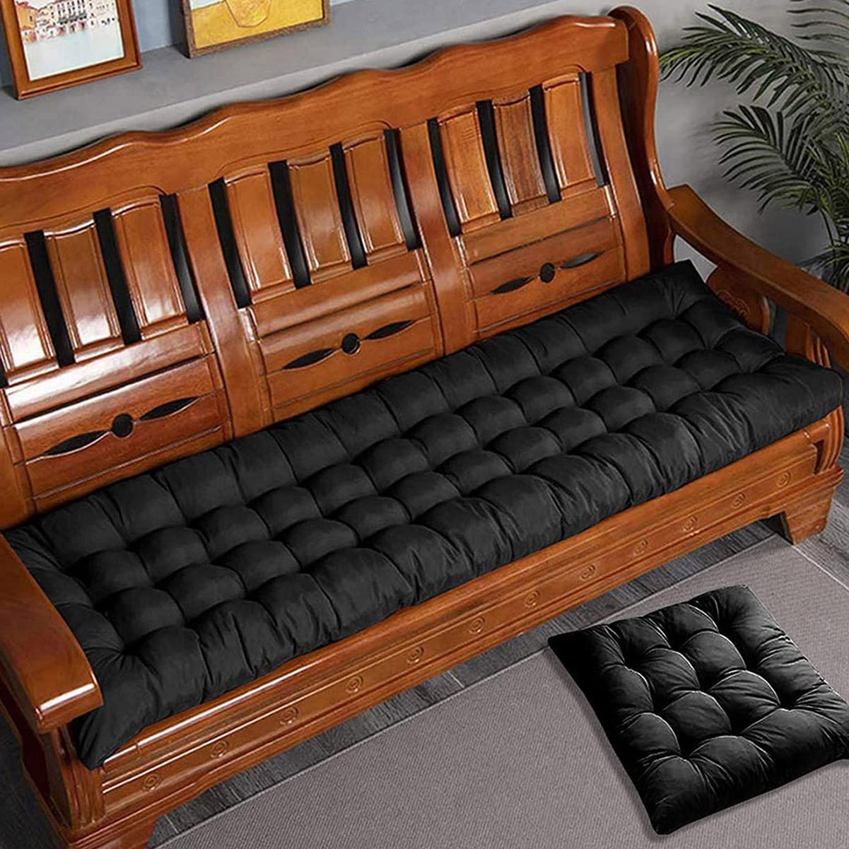 Coussin pour canapé de jardin de 2 ou 3 places idéal pour aménager un coin lecture sur la terrasse