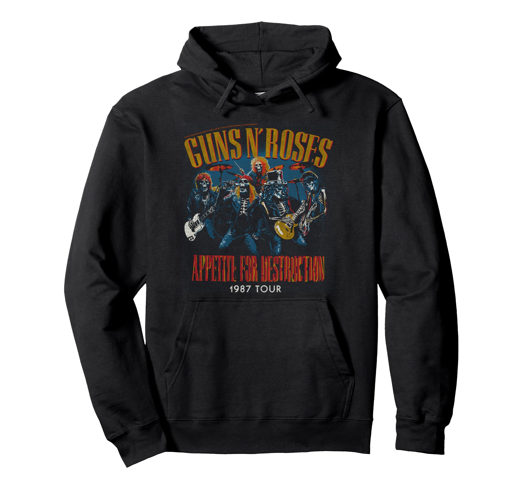 Official Guns N' Roses Appetite For Destruction 1987 Tour Pullover