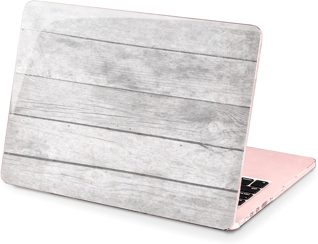 Hard Case Compatible for MacBook Pro 16 14 M3 M2 2023 M1 Pro 13 2022 Air 13 2021 Retina 2020 Mac 11 12 Craft Simple Gentle Print Protective Loft Gray White Solid Grain Design Laptop Cover