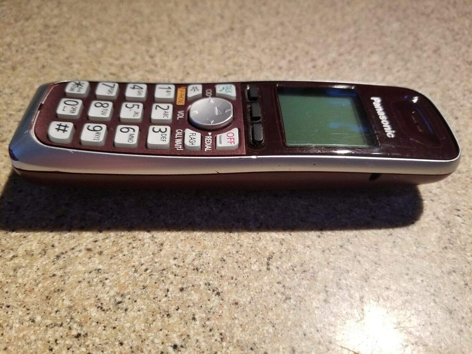 KX-TGA653 R DECT 6.0 Cordless System Handset red Color