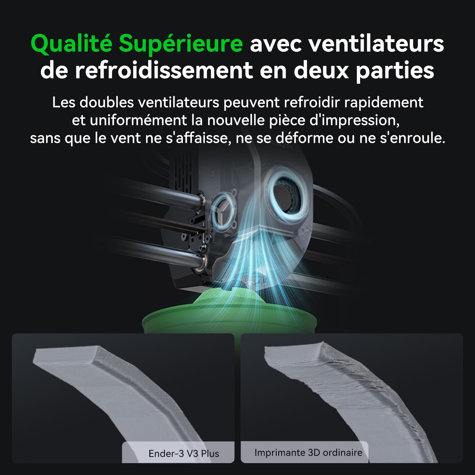 Creality Ender 3 V3 Plus 3D-Drucker, neu in 2024, 600 mm/s, Vollmetallgehäuse, verbesserter Extruder, Schnellwechseldüse, große Druckgröße, für Anfänger, professionelle Gamer, Bildungsbranche usw