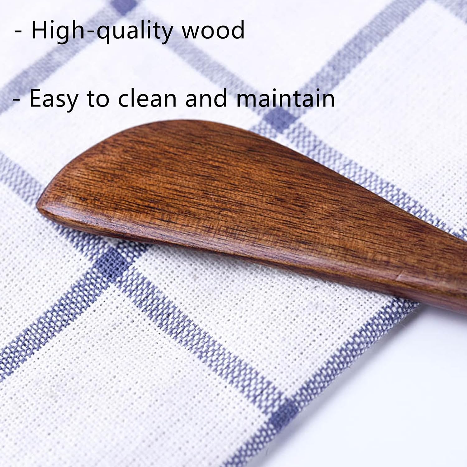 2Pcs 6 Inch Wooden Butter Spreader Knife Mini Kitchen Spatula