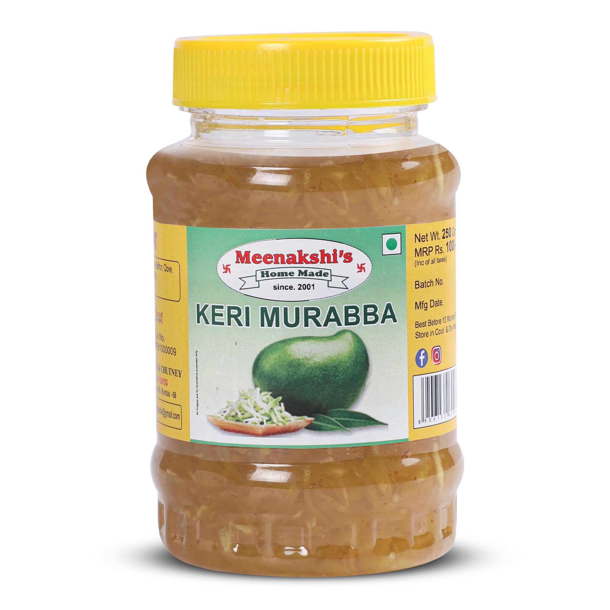 Meenakshis Home Made Keri Murabba | Sweet Delight with Indian Spices | 100% Natural, No Preservatives, Made with Mothers Love | 250g (B0CBX7FT6V) Amazon Price History, Amazon Price Tracker