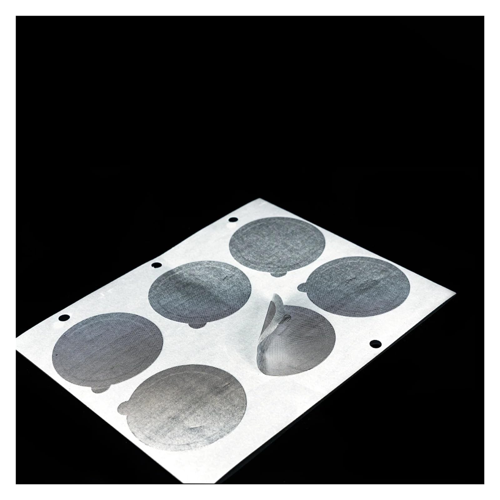 Cápsula de café recargable con película adhesiva, rellenable, de acero inoxidable, autoadhesiva, de aluminio, for tapa de cafetera.
