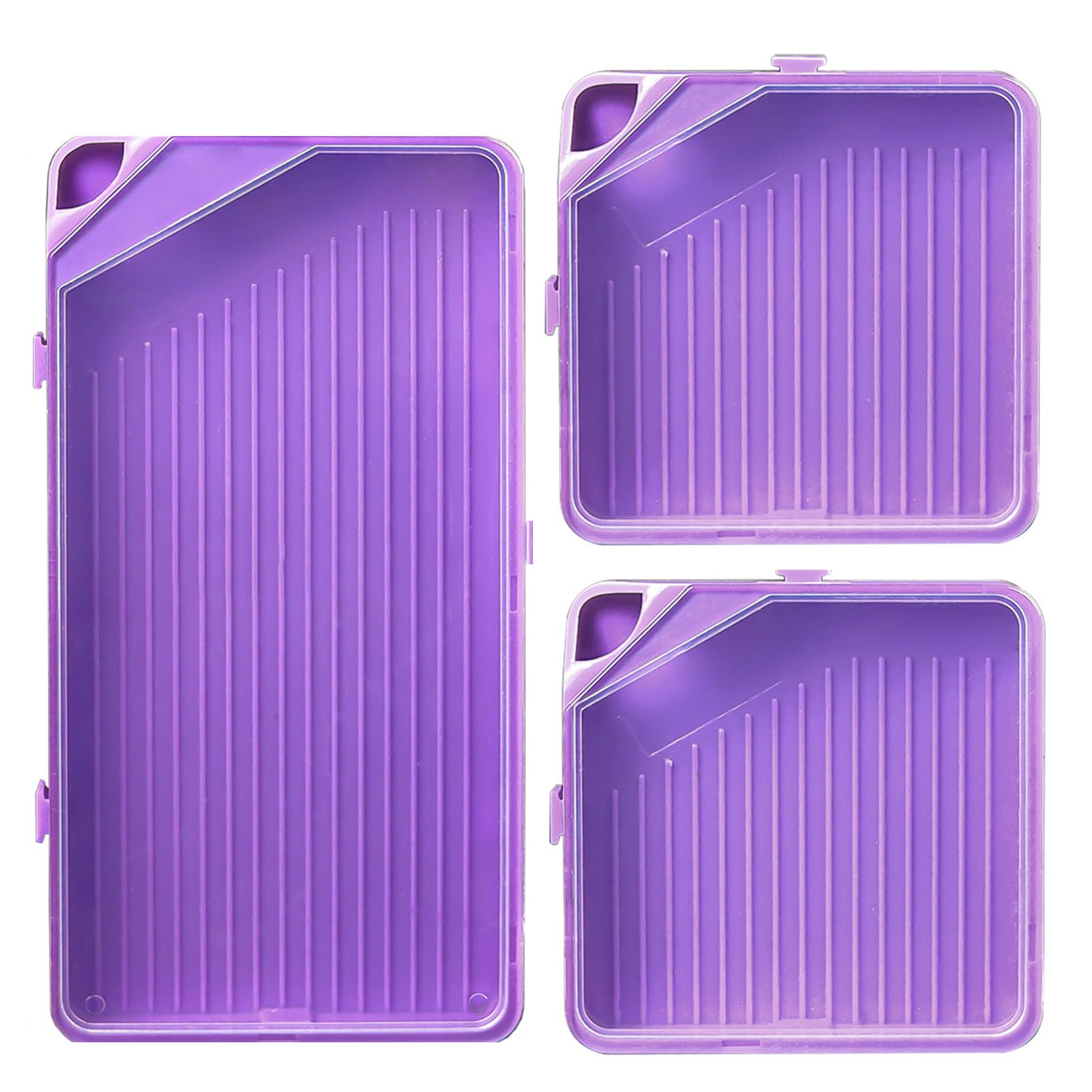 YROHGKPN 3/5 / 10Pcs Stacking Drilling Art Trays Set Bead Sorting Stackable Drilling Drawing Beads for Artist Adult Portable Art Supplies