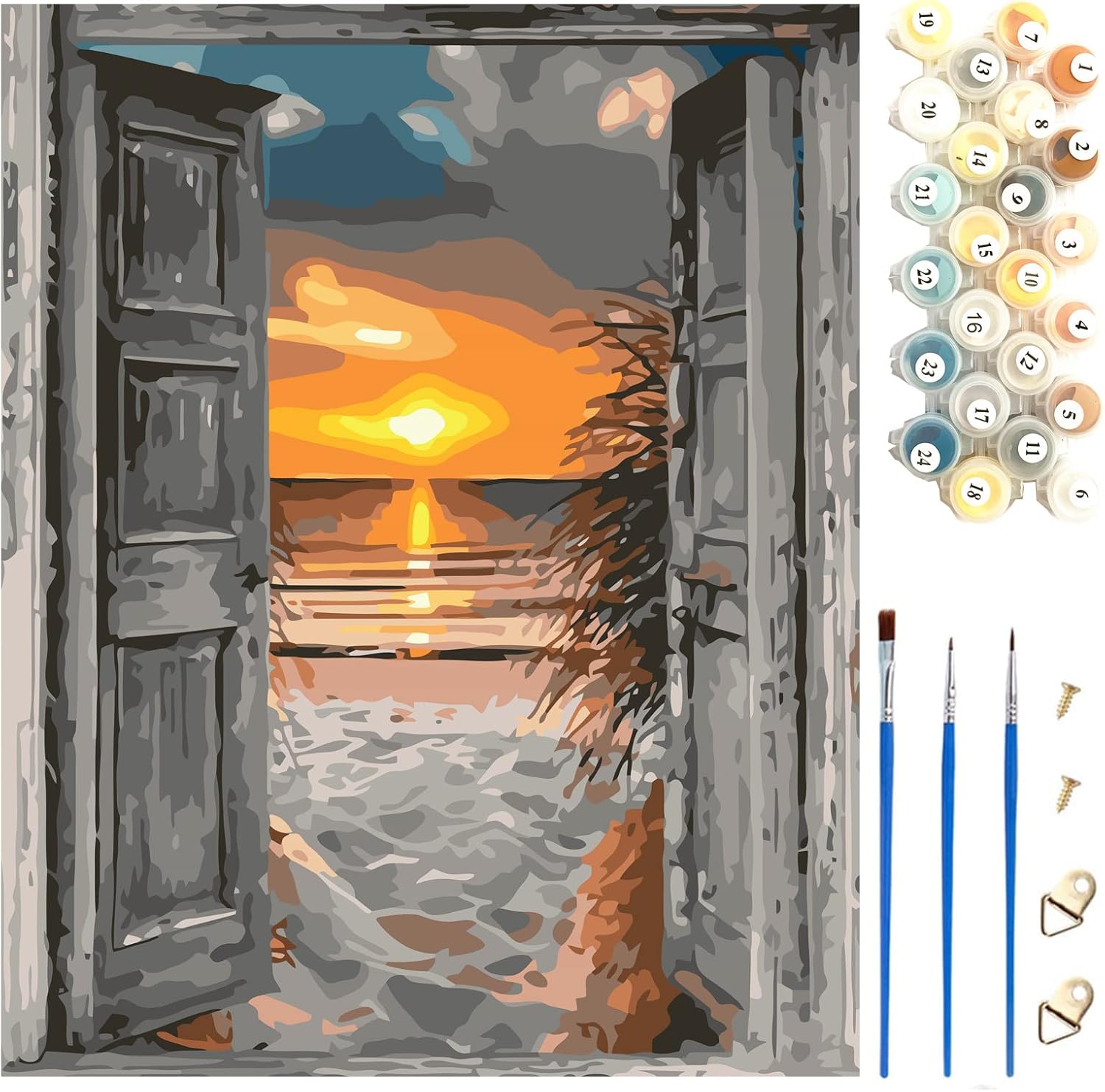 DIY Paint by Numbers for Adults and Beginners, Painting by Numbers Kits