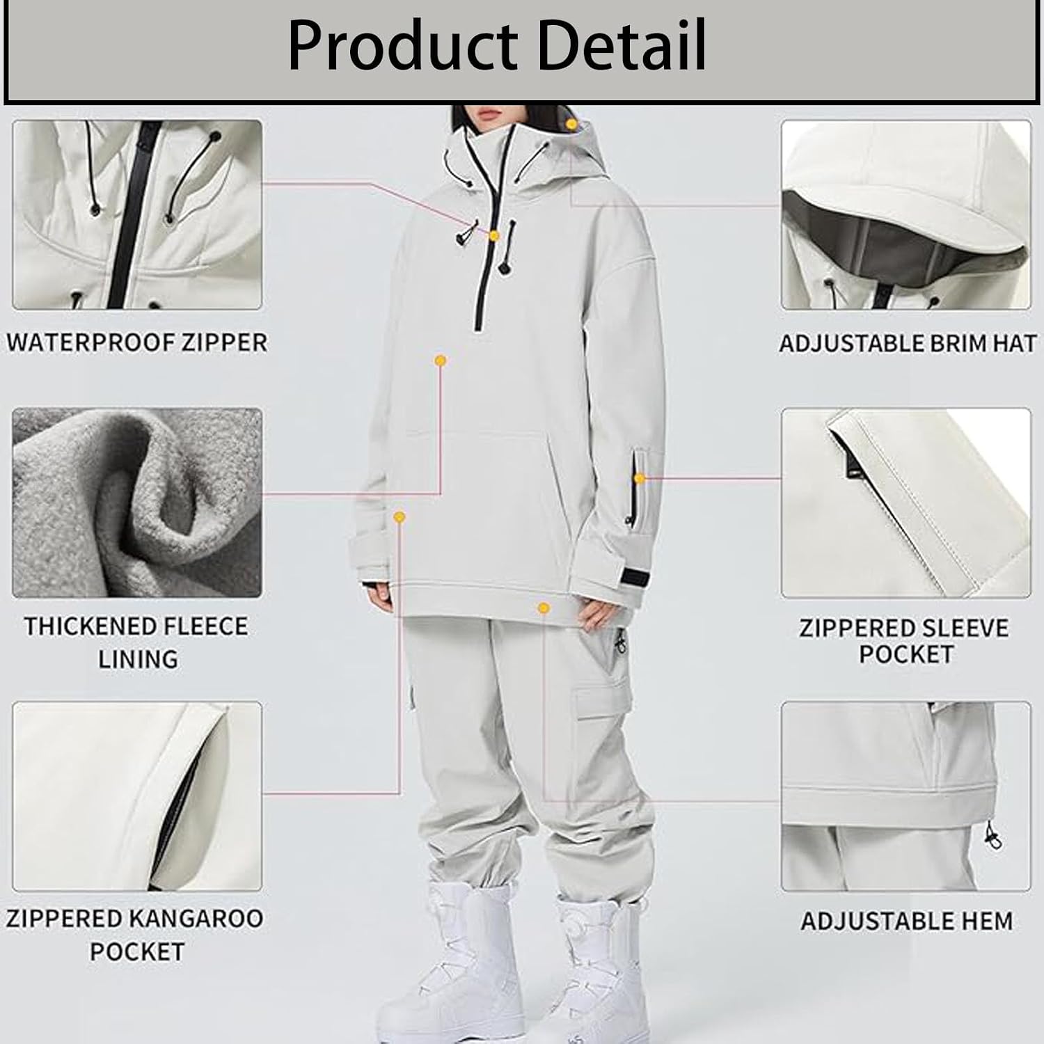 Women's Men's Ski Suit Outdoor Sports Jumpsuits Snowboard Jacket Pants Jumpsuits Breathable Snow Suit Jumpsuits