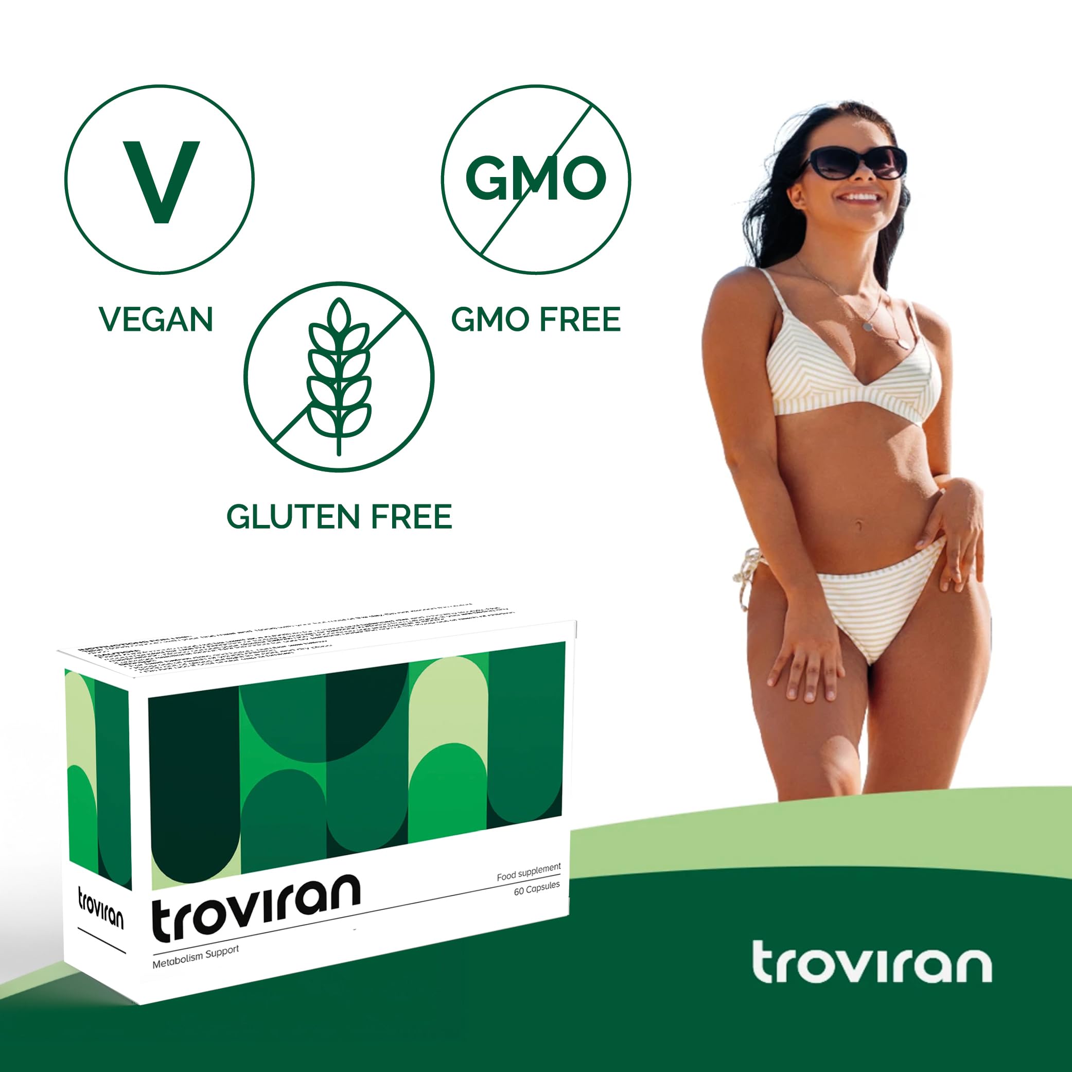 Troviran Metabolism Support Formula, 60 Kapseln, vegan und glutenfrei