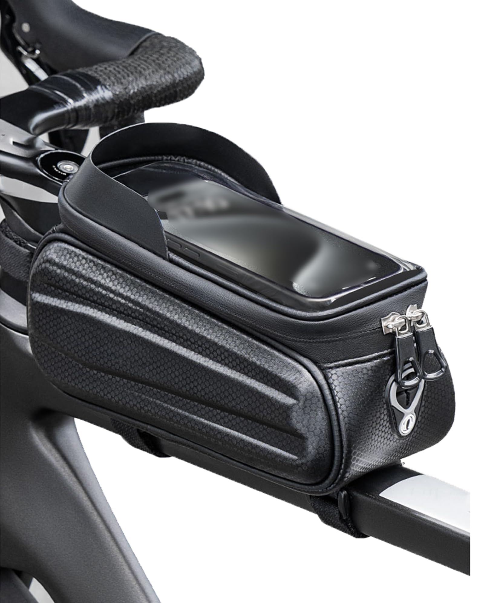 THOMIX Fahrrad Rahmentasche für Cube Elite C:62 Pro, Wasserdicht Fahrradtasche Rahmen mit TPU Sensitivem Touchscreen, Fahrrad Oberrohrtasche für 