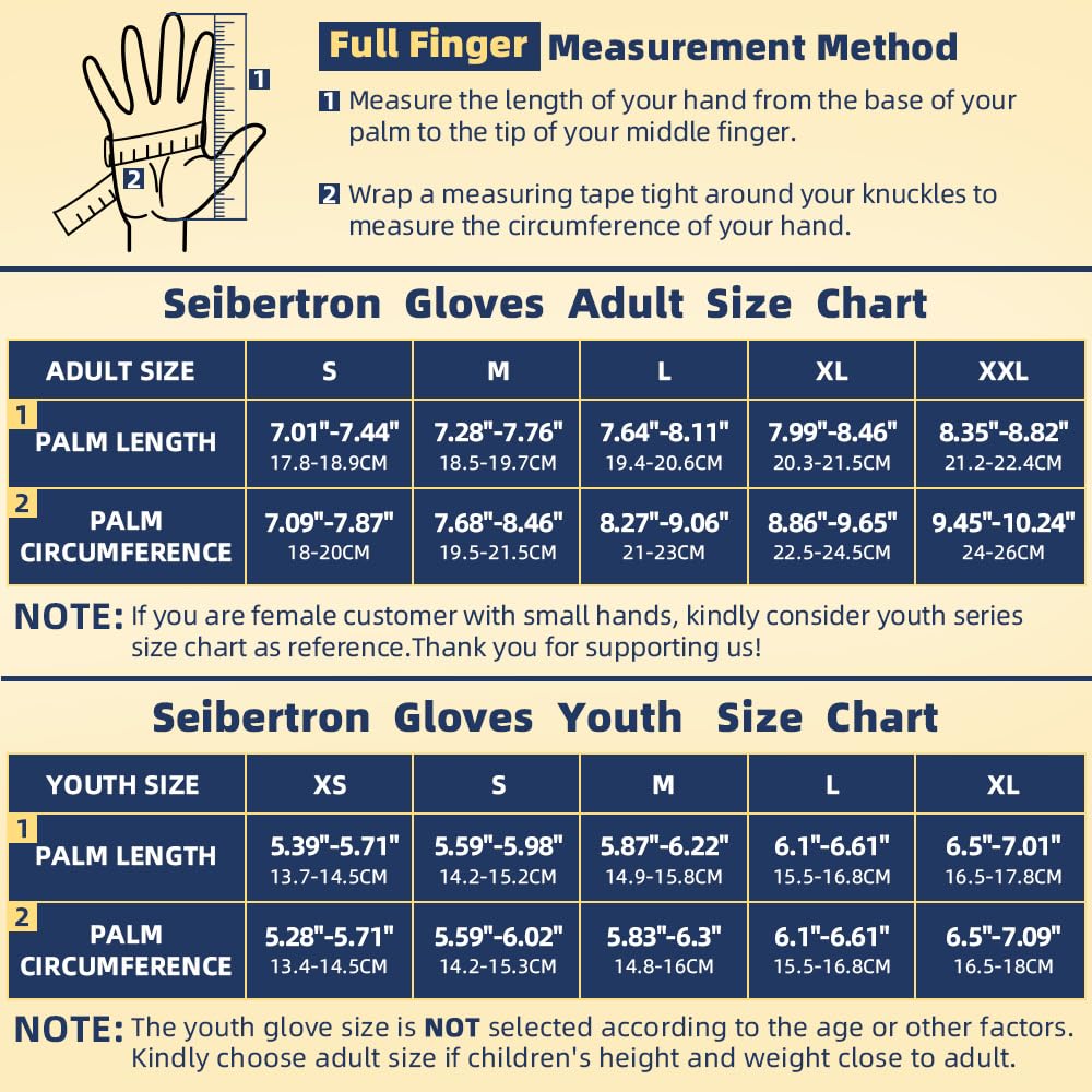 Seibertron Lineman 2.0 Anti-dérapant Shock-Absorbant Rembourré Américain Football Receiver Gants/Gloves, Flexible TPR Impact Protection Back of Hand Glove Adulte Taille
