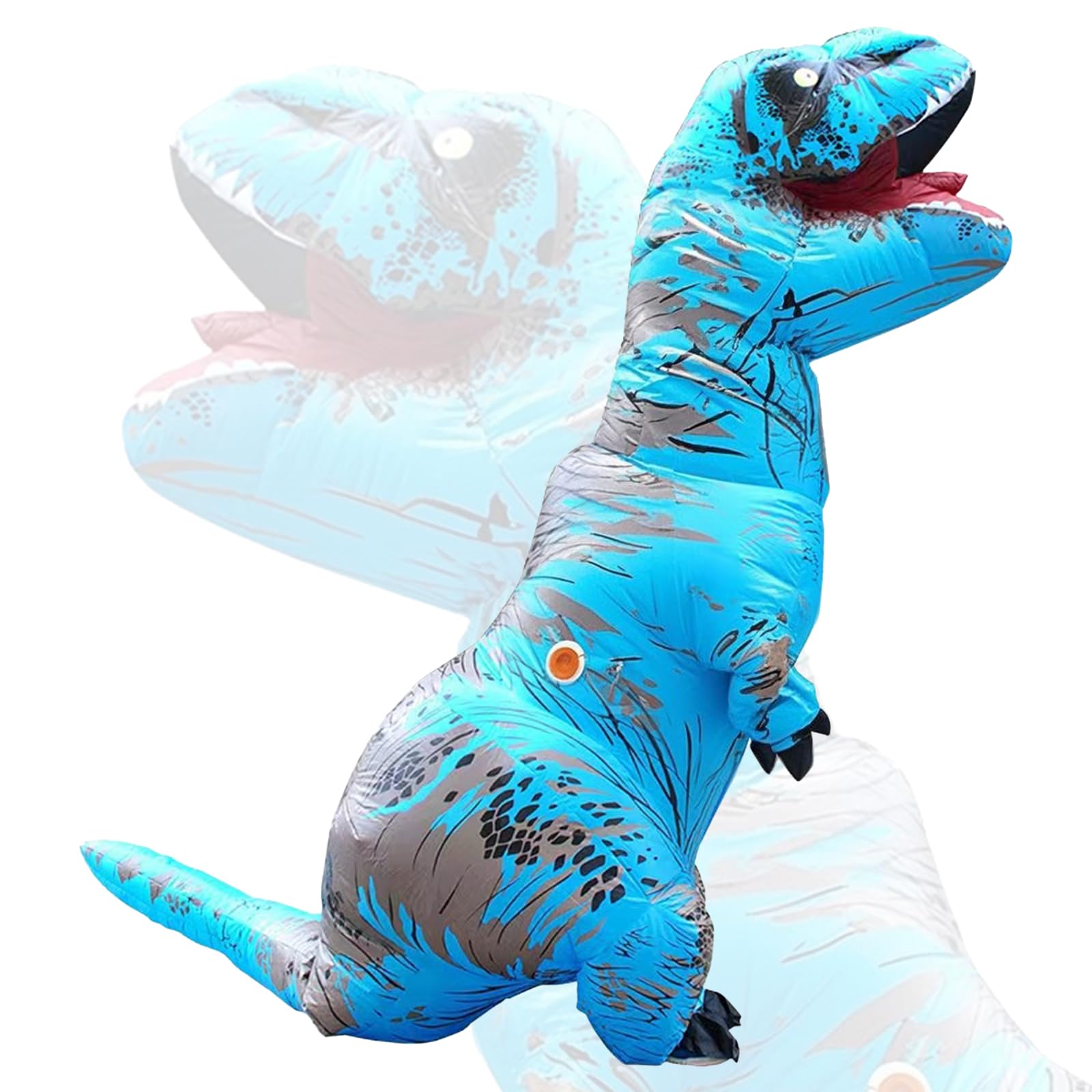 Aufblasbare T-rex Kostüme Aufblasbare Dinosaurier Kostüm Erwachsene Tyrannosaurus Rex Anzug Karneval Party Dino Kostüm Männer Frauen