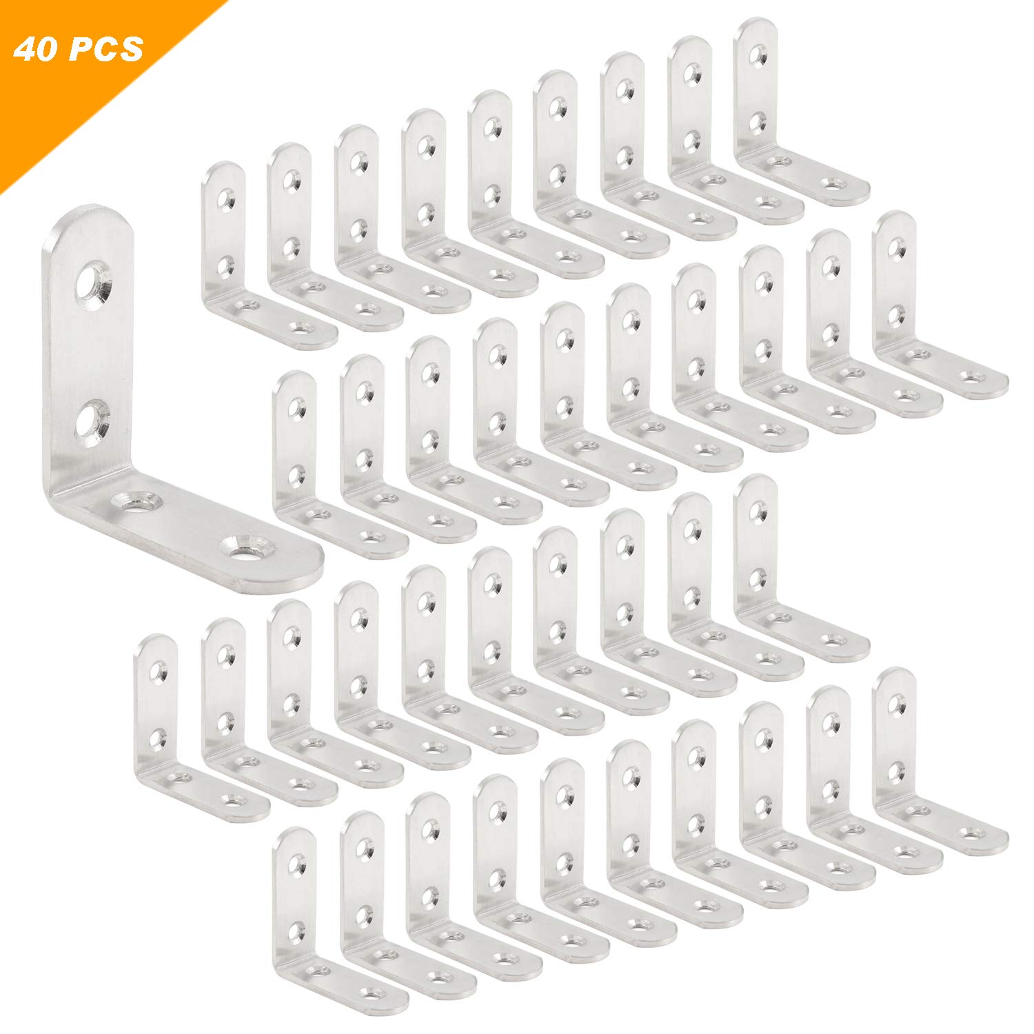 Buy LIKERAINY Corner Braces Joints 50x50x16mm Right Angle Brackets