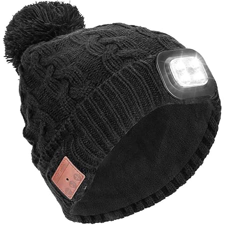 Scruffs T54631 LED Knitted Beanie Black 