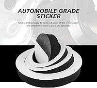 Vista 5 de VOFONO Potenciador de altavoz de espuma, 4 anillos rápidos, kit de deflector de esponja insonorizada para puerta de automóvil de 6 pulgadas y 6.5