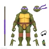Super7 ULTIMATES! Teenage Mutant Ninja Turtles Donatello - 7" TMNT Action Figure with Accessories Classic Cartoon Collectibles and Retro Toys