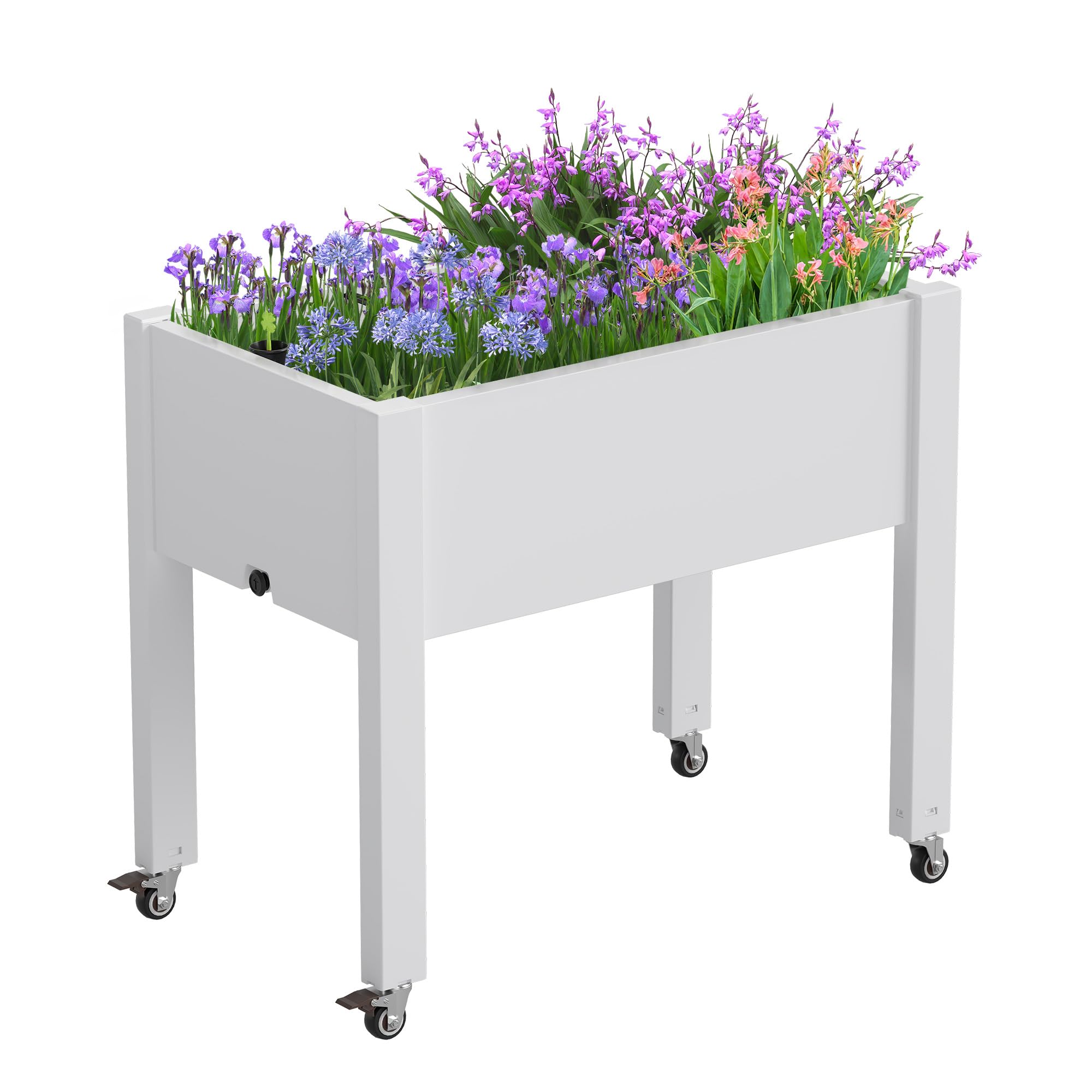 WTFGO improve Raised Garden Bed with Wheels