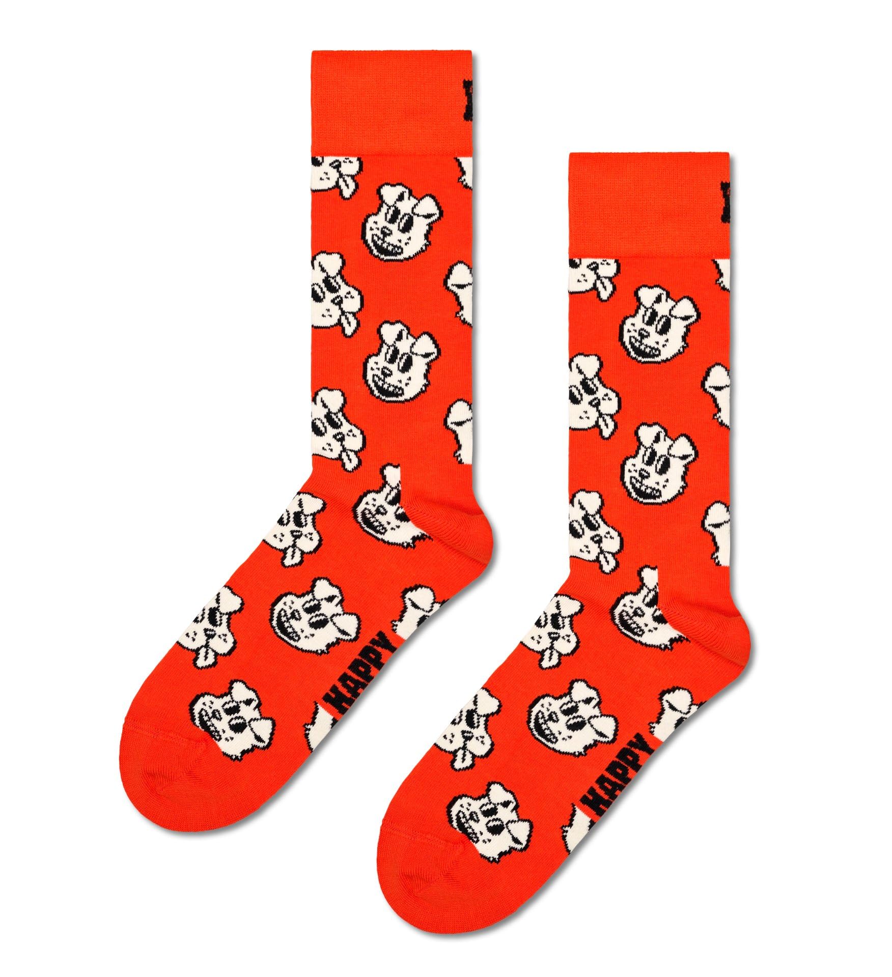 Happy Socks Unisex Doggo Sock - P000722 Crew Socks, Dogs Socks For Men And Women, Doggo Sock, Size 41-46