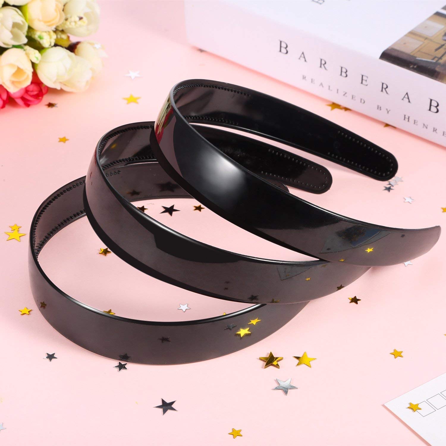 SIA VENDORS? Plastic Headbands Black Plain Craft Plastic Headbands 1-Inch Plastic Hard Headband with Teeth Head Band Women Girls 12 Pack (B09C8967KQ) Amazon Price History, Amazon Price Tracker