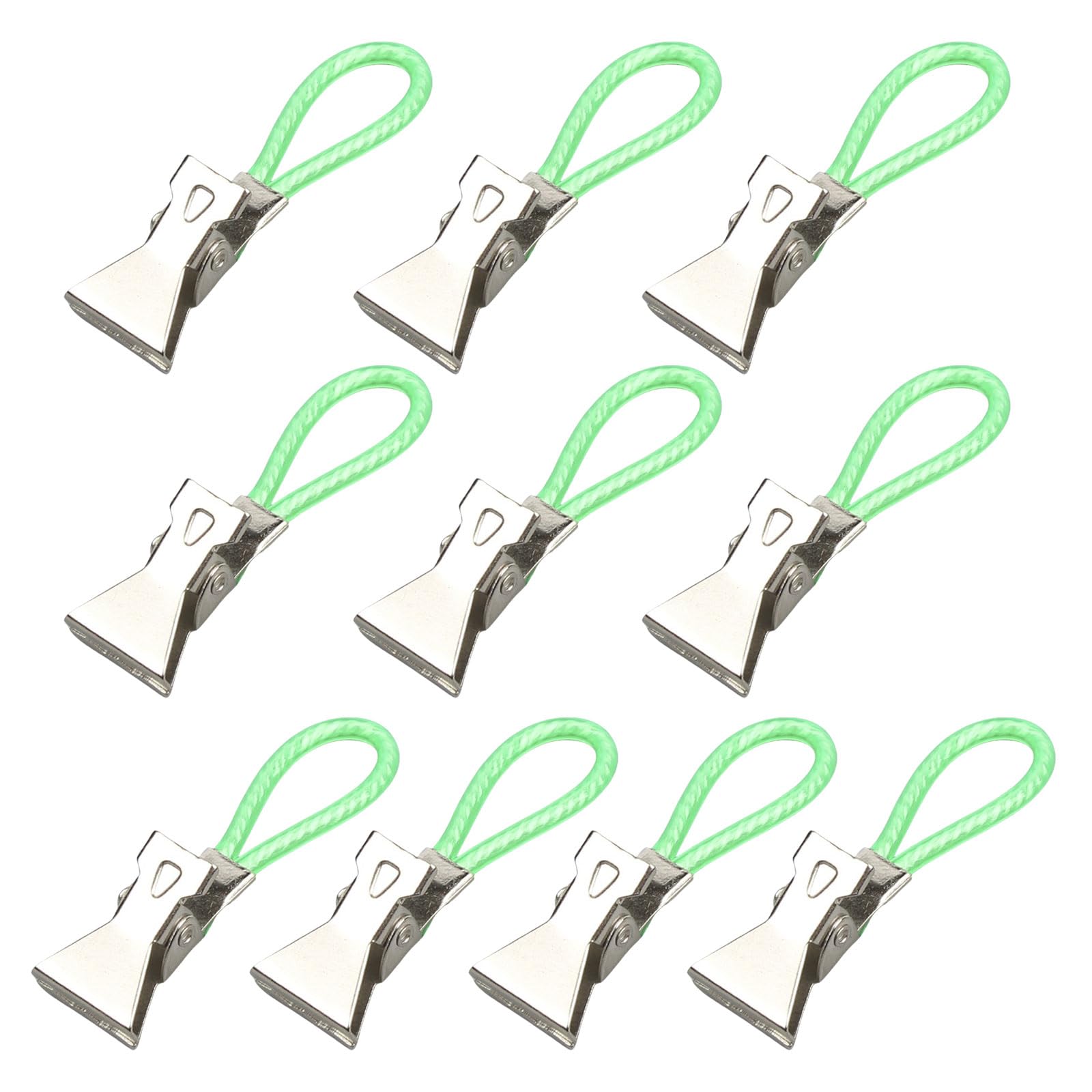 Tsophreniq Of 10 Multipurpose Towel Clip Accessory for Kitchen and Bathroom Hanging Solution Portable Sturdy Metal Materials Towel Clip
