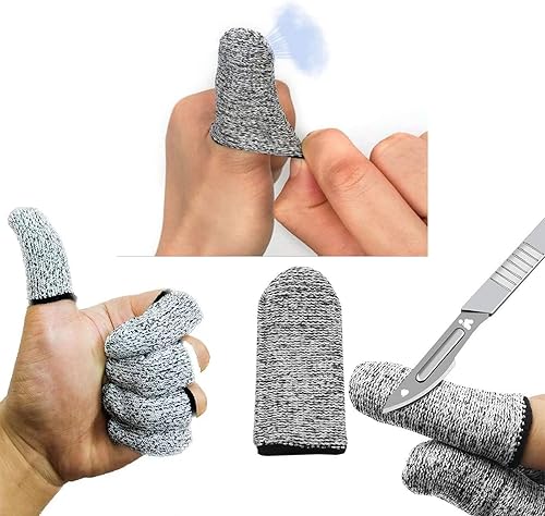 Miniatura 3 de ZFYOUNG 14 piezas de protector de dedo anti-corte, cubierta de dedo anti-corte, protector de cama de dedo reutilizable cubierta de dedo pulgar dedo