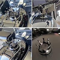 Vista 4 de Tapa de combustible para tanque de gas de motocicleta Worldmotop King Crown, cubierta de tanque de combustible, rosca derecha, reservorio