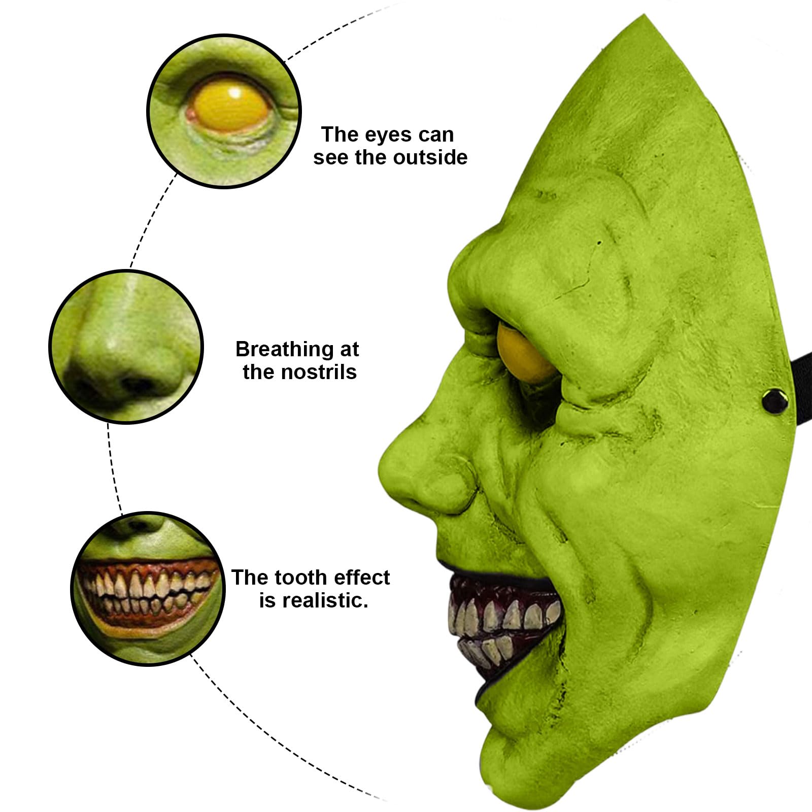 KEGOZ Halloween Exorcist Scary Masks - Image 4