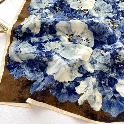 Miniatura 6 de K-Elewon Bufanda cuadrada mediana para mujer, bufanda para la cabeza, bufanda para el cuello, bufanda para el cabello, pañuelo para dormir, bufandas