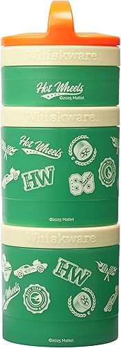 Miniatura 8 de Whiskware PAW Patrol - Contenedores apilables para bebés, niños y niños pequeños, 3 tazas apilables para aperitivos para la escuela y los viajes,